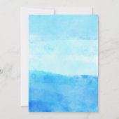 Birthday Pool Party Rosa Einladung (Rückseite)