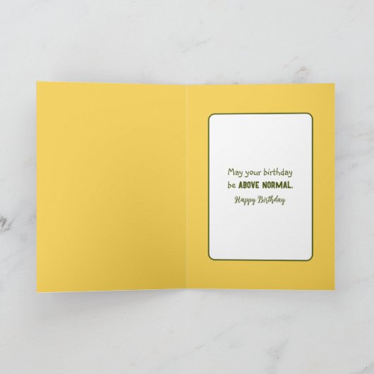 Birthday Popcorn Karte (Innenseite)