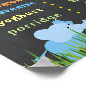 Birthday Poster Baby Jungle Thema Ein Party Unters (Ecke)