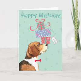 Birthday Presents Beagle Karte