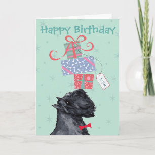 Birthday Presents Bouvier des Flandres Card Karte