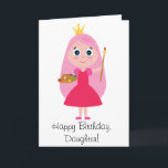 Birthday Princess Artist Daughter Karte<br><div class="desc">Diese Karte ist für eine Prinzessin-Künstlertochter zum Geburtstag. Passende Artikel,  wie die Schürze des Kindes und Aufkleber,  sind unter den entsprechenden Kategorien im Pinguincornerstore erhältlich.</div>