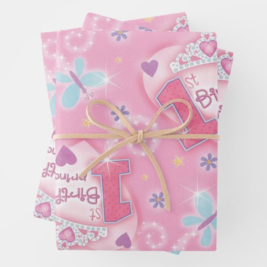 Birthday Princess Geschenkpapier Set (Beispiel)