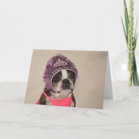 Birthday Princess Karte (Vorderseite)