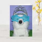 Birthday Princess Spaß Karte (Gelbe Blume)