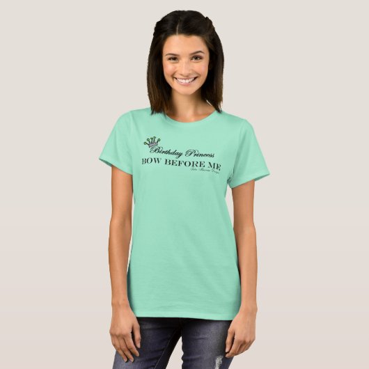 BIrthday Princess T-Shirt (Vorne ganz)