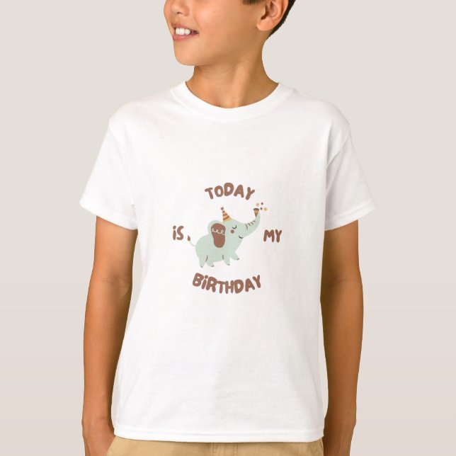 Birthday Print T - Shirt (Vorderseite)
