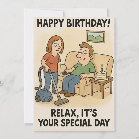 Birthday Privileges Feiertagskarte (Vorderseite)