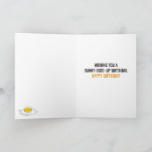 Birthday Puns-Egg Geburtstag Karte (Innenseite)