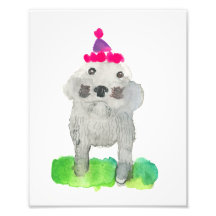 Birthday Pup Print
