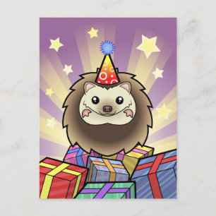 Birthday Pygmy Igel Postkarte