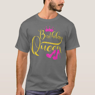 Birthday Queen Birthday Squad Niedlich Matching Bd T-Shirt