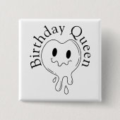 Birthday Queen Button (Vorderseite)