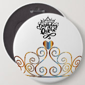 Birthday Queen Button (Vorne & Hinten)