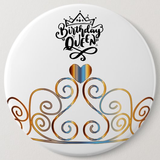 Birthday Queen Button (Vorderseite)