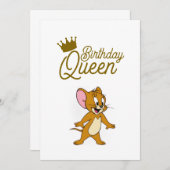 Birthday Queen Card Dankeskarte (Vorne/Hinten)