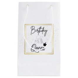 Birthday Queen Gift Bag Kleine Geschenktüte