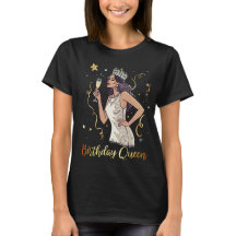 Birthday Queen - Glamour Champagne Toast