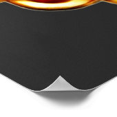 Birthday Queen Gold Crown Party 2024 Girls Bday Poster (Ecke)