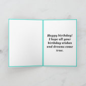 Birthday Queen Happy Birthday Card Karte (Innenseite)