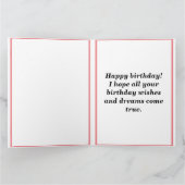 Birthday Queen Happy Birthday Card Karte (Innenseite)