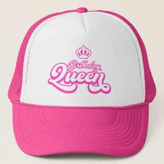 Birthday Queen Hot Pink LKW Hut Truckerkappe