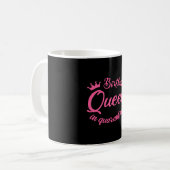 Birthday Queen in Quarantine Kaffeetasse (Vorderseite Links)