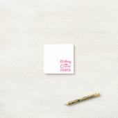 Birthday Queen in Quarantine Post-it Klebezettel (Auf Schreibtisch)