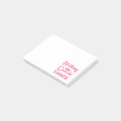 Birthday Queen in Quarantine Post-it Klebezettel (angewinkelt)