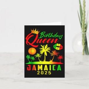 Birthday Queen Jamaica Girls Trip 2025 Party Women Karte
