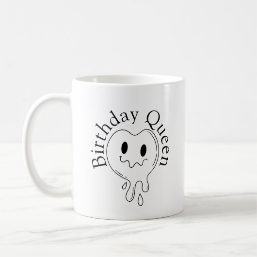 Birthday Queen Kaffeetasse (Links)