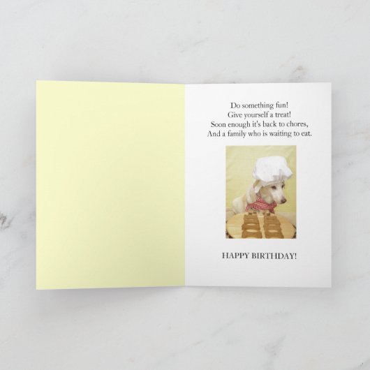 Birthday Queen Karte (Innenseite)