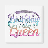 Birthday Queen Magnet (Vorne)