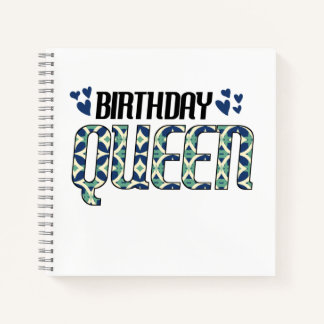 Birthday Queen Notizblock