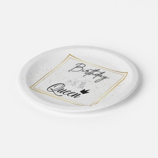 Birthday Queen Paper Teller (Schrägansicht)