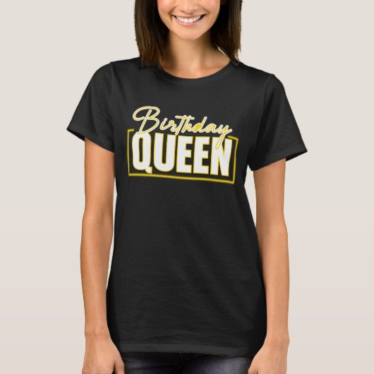 Birthday Queen T-Shirt (Vorderseite)