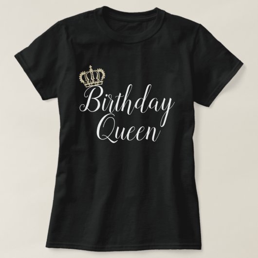 Birthday Queen T-Shirt (Design vorne)