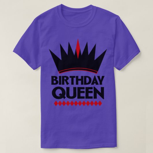 Birthday Queen T-Shirt (Design vorne)