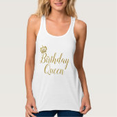 Birthday Queen Tank Top (Vorderseite)