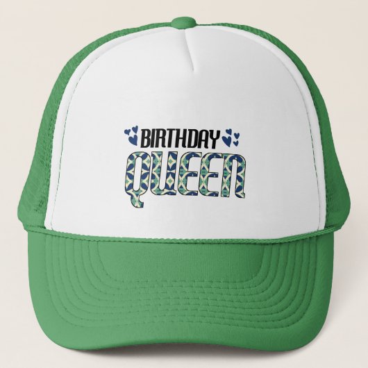 Birthday Queen Truckerkappe (Vorderseite)