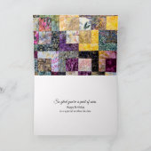 Birthday Quilt and Needle for Mother-in-law Karte (Innenseite)