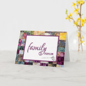 Birthday Quilt and Needle for Mother-in-law Karte (Gelbe Blume)