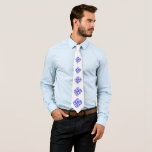 Birthday Rad Dad Funny Cool Blue Krawatte<br><div class="desc">For Dad's birthday this year,  show him how cool you think he is by giving him this Rad Dad tie!  The background color of the tie can be changed to fit your preference.</div>