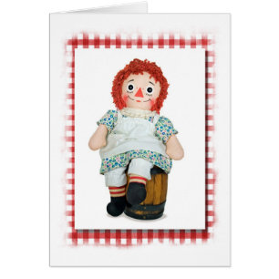 Birthday Rag Doll auf Barrel