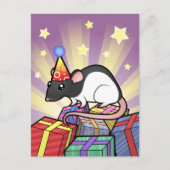 Birthday Rat Postkarte (Vorderseite)