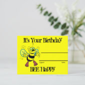 Birthday Recognition Award Postkarte (Stehend Vorderseite)