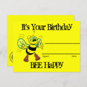 Birthday Recognition Award Postkarte (Vorne/Hinten)