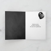 Birthday Retro Typewriter by a Window Karte (Innenseite)