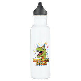 Birthday Roar Cute Dinosaur Birthday Party Design Edelstahlflasche