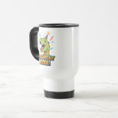 Birthday Roar Cute Dinosaur Birthday Party Design Reisebecher (Vorderseite Links)